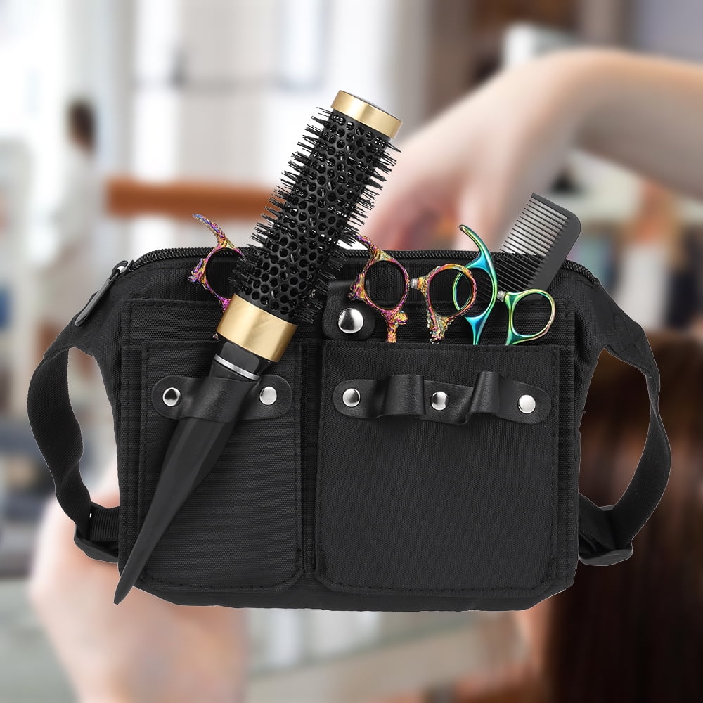 Hair Scissor Holster Hairdressing Pouch Haircutting Tools Holder Bag for Hair Stylist Waist Shoulder Belt